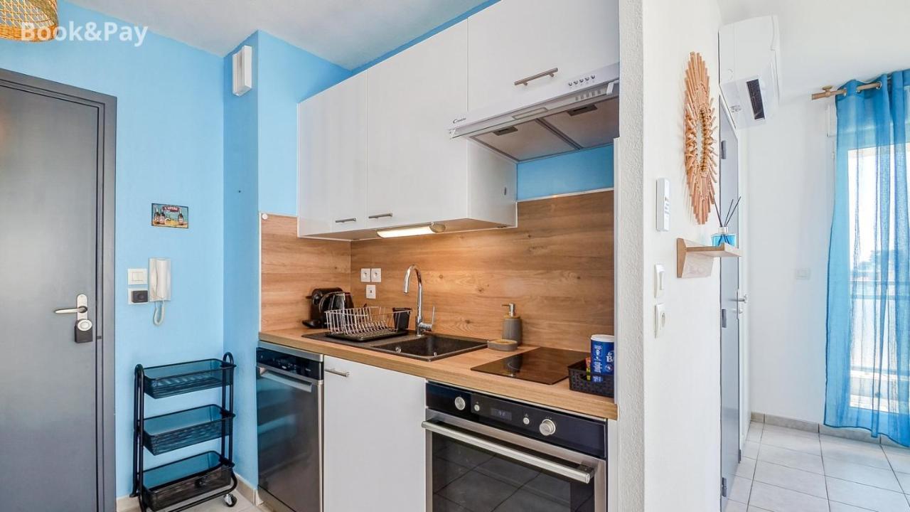 Les Alouettes Studio Avec Terrasse, Garage Et Piscine La Ciotat Exteriör bild