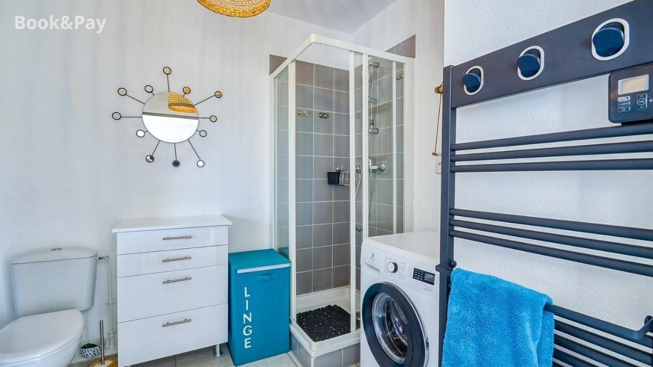 Les Alouettes Studio Avec Terrasse, Garage Et Piscine La Ciotat Exteriör bild