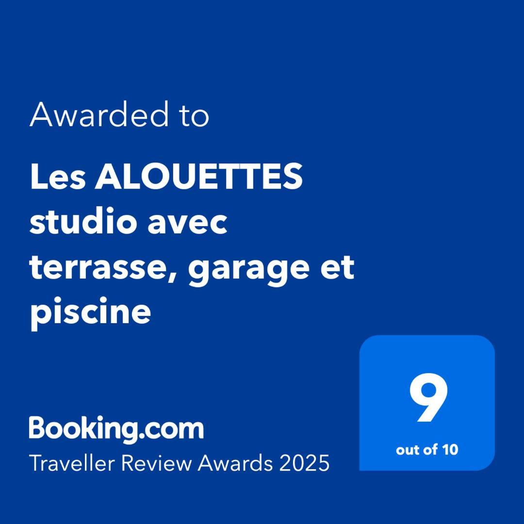 Les Alouettes Studio Avec Terrasse, Garage Et Piscine La Ciotat Exteriör bild